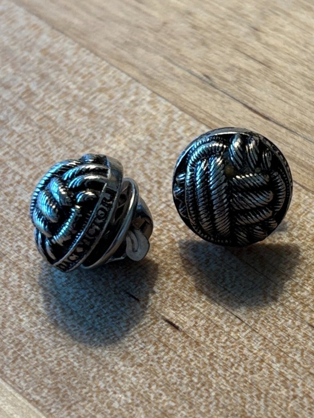 Jack Victor Lapel Pin Tie Tack Set of 2